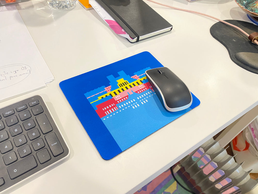 MI6 Building Mouse pad