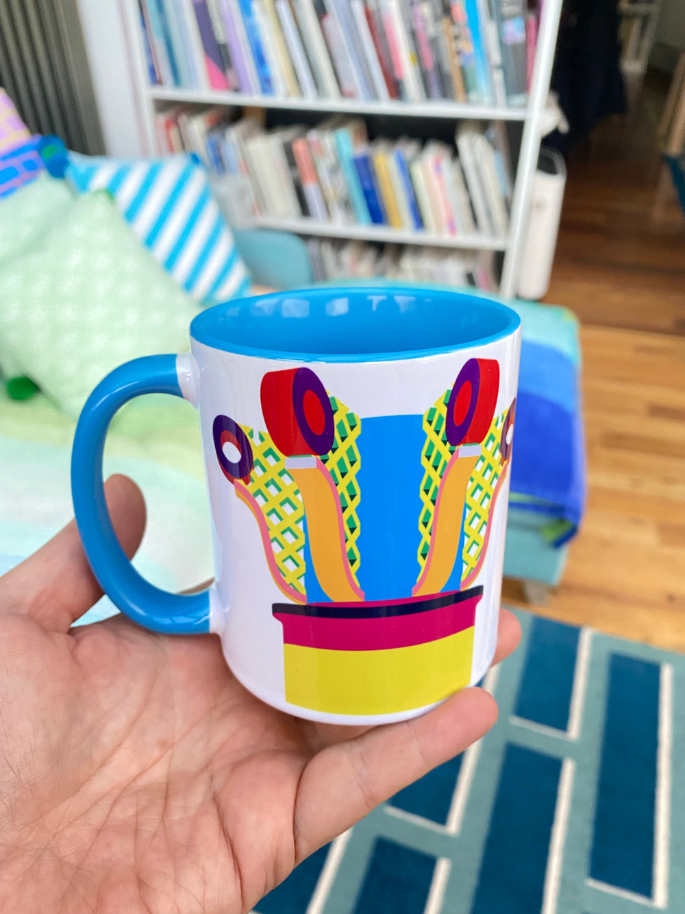 The Isle Of Dogs Pumping Station (Temple of Storms) Column Capital Different Coloured Mugs