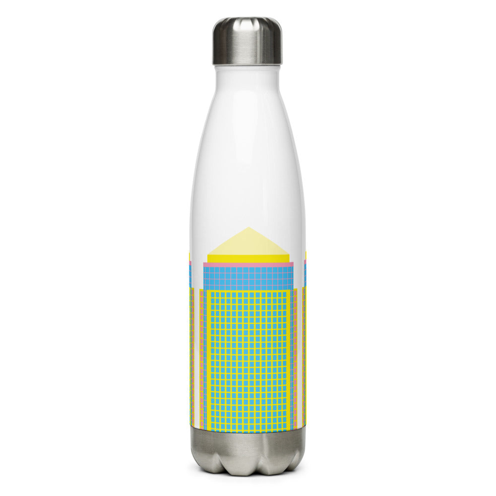 One Canada Square (Canary Wharf) Stainless Steel Water Bottle