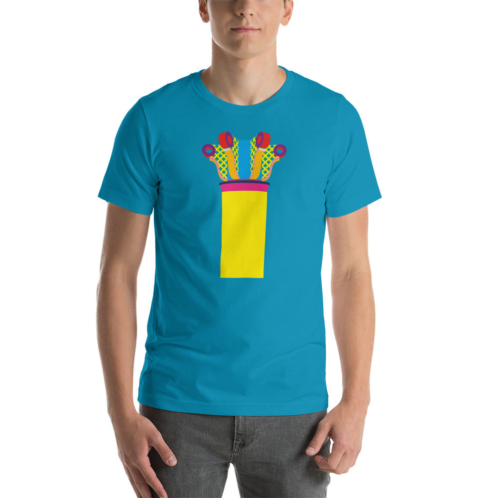 Isle Of Dogs Pumping Station (Temple of Storms) Column Colour Front & Back Unisex T-Shirts