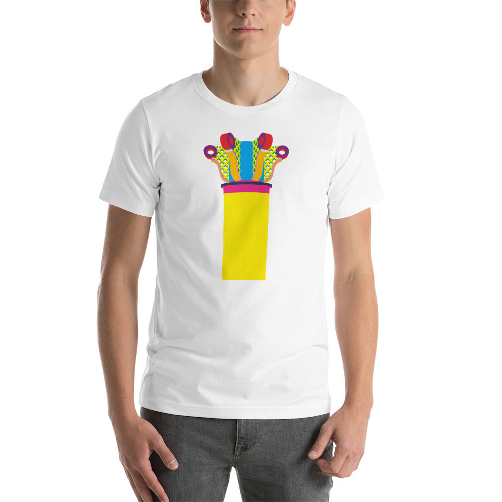 Isle Of Dogs Pumping Station (Temple of Storms) Column Colour Front & Back Unisex T-Shirts