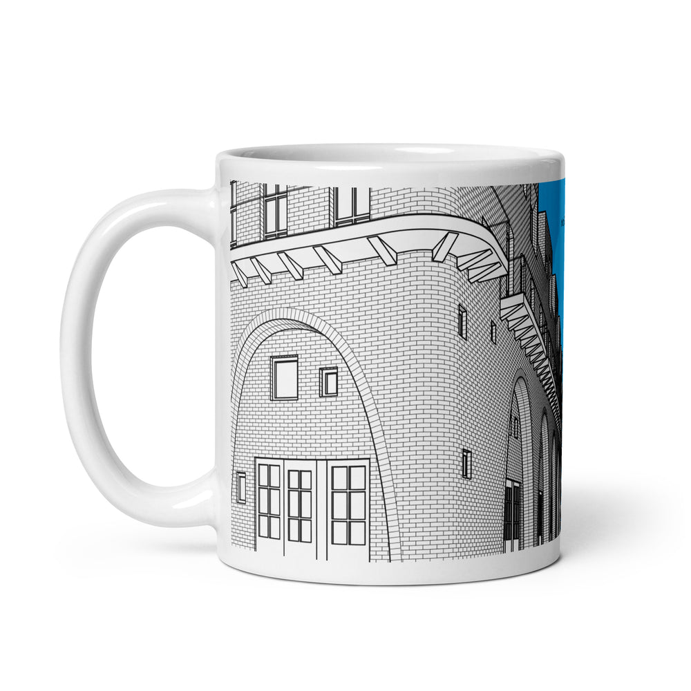 Mc Grath Road Blue Mugs