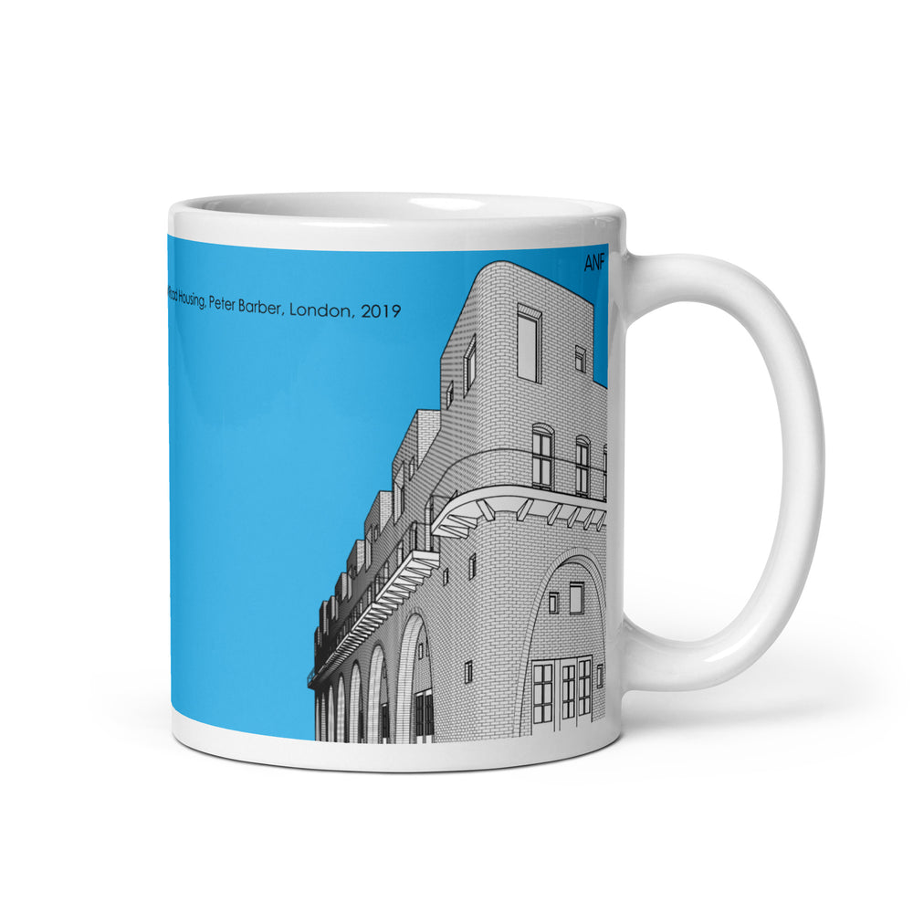 Mc Grath Road Blue Mugs