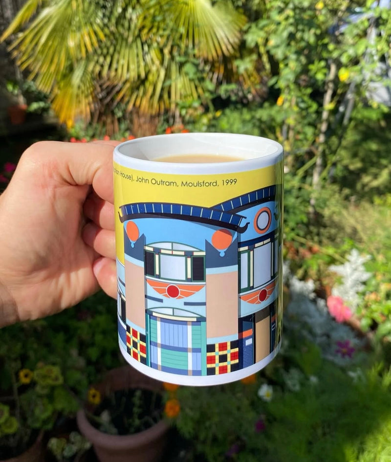 Sphinx Hill (The Egyptian House) Colour Illustration Mugs
