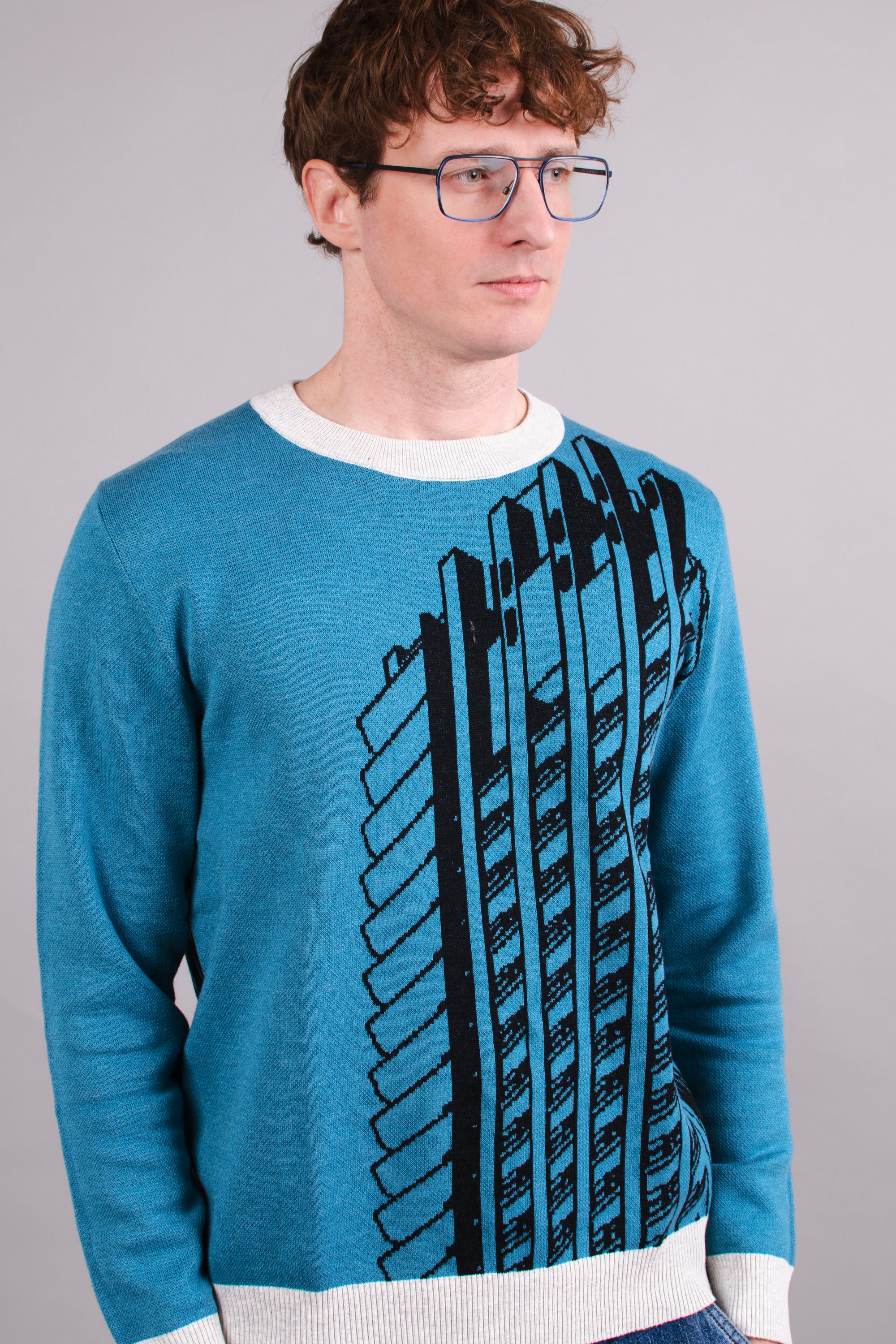 Barbican Knitted Crew Neck Sweaters