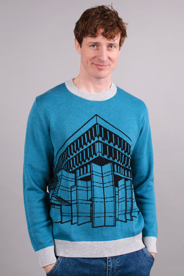 Boston City Hall Knitted Crew Neck Sweater