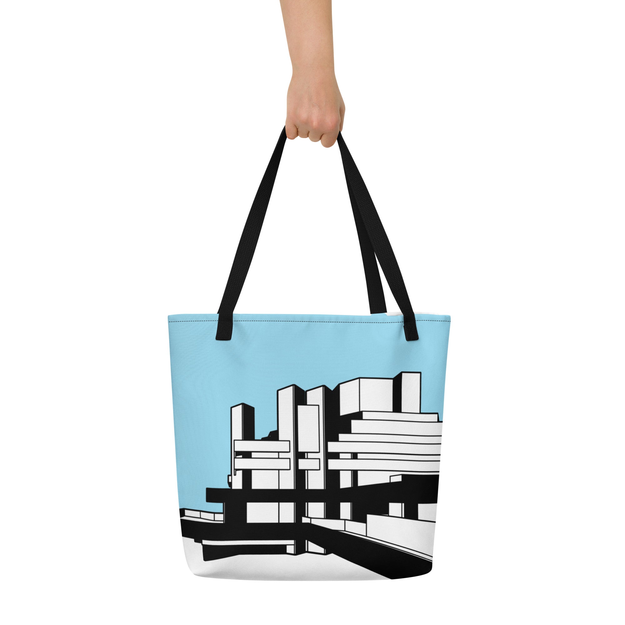 National Theatre West View Large Tote Bags