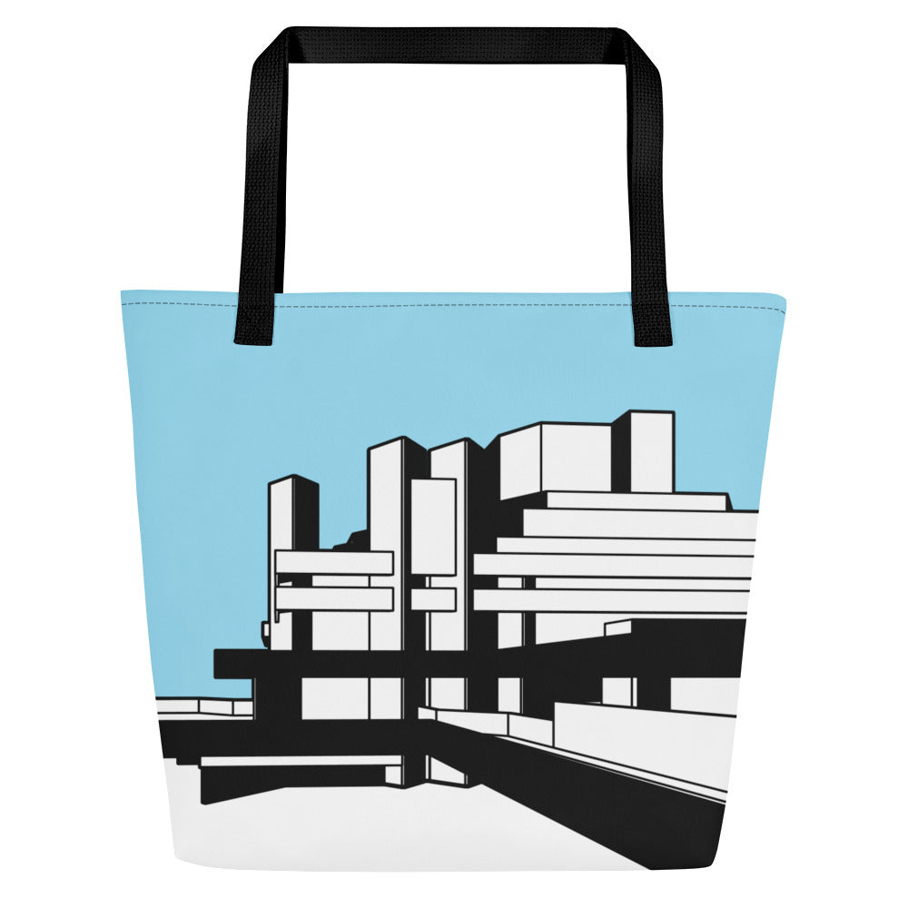 National Theatre West View Large Tote Bags