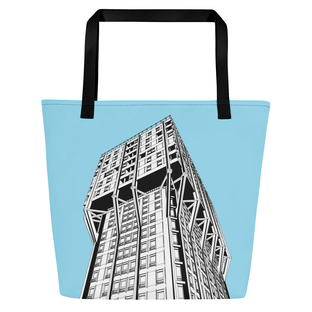 Torre Velasca Large Tote Bag With Pocket