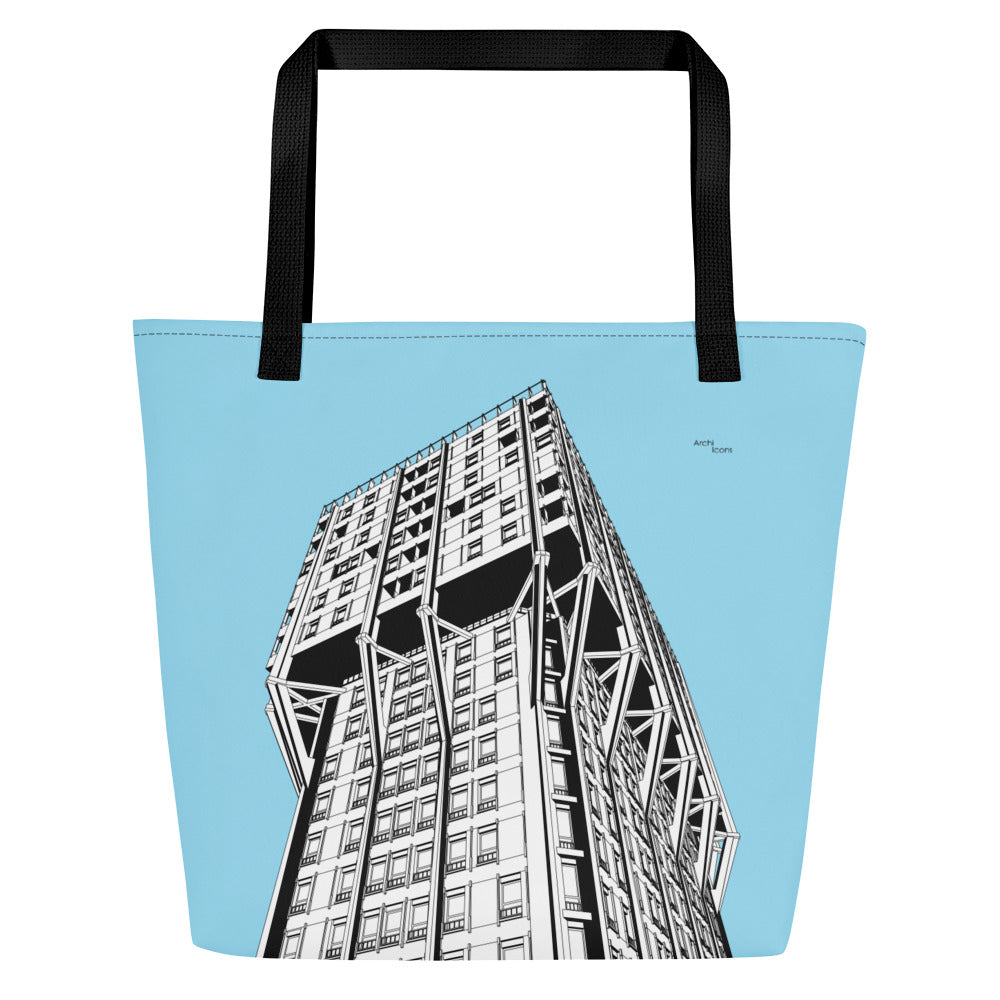 Torre Velasca Large Tote Bag With Pocket