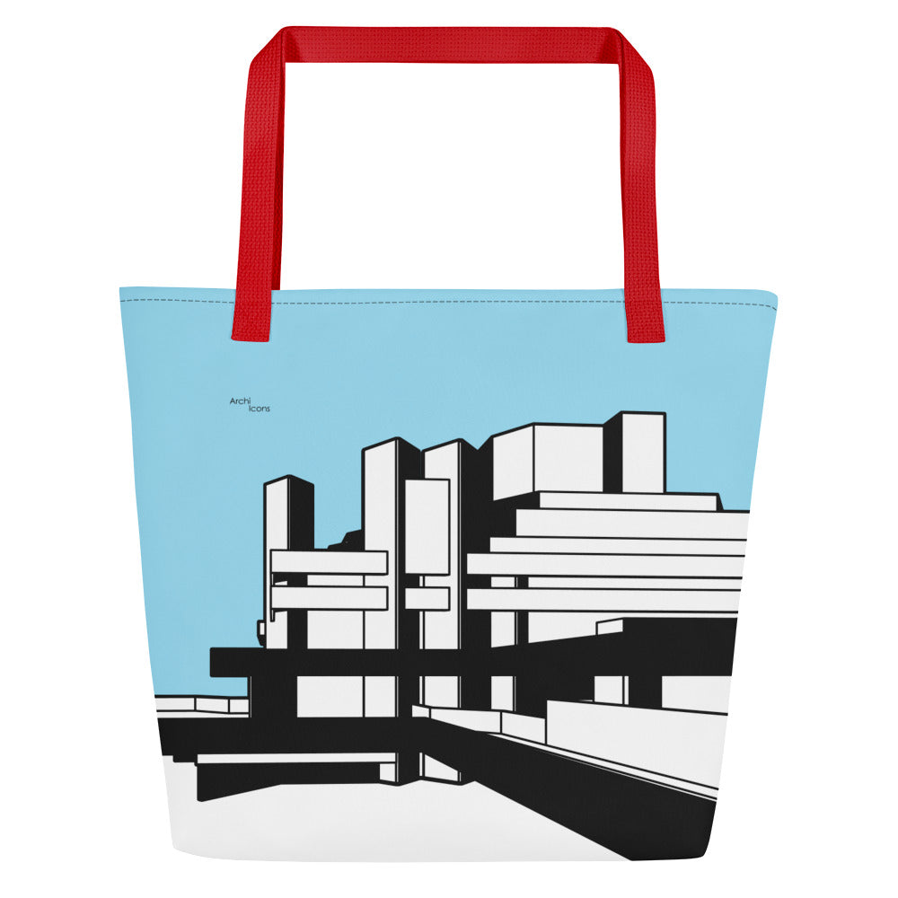 National Theatre West View Large Tote Bags