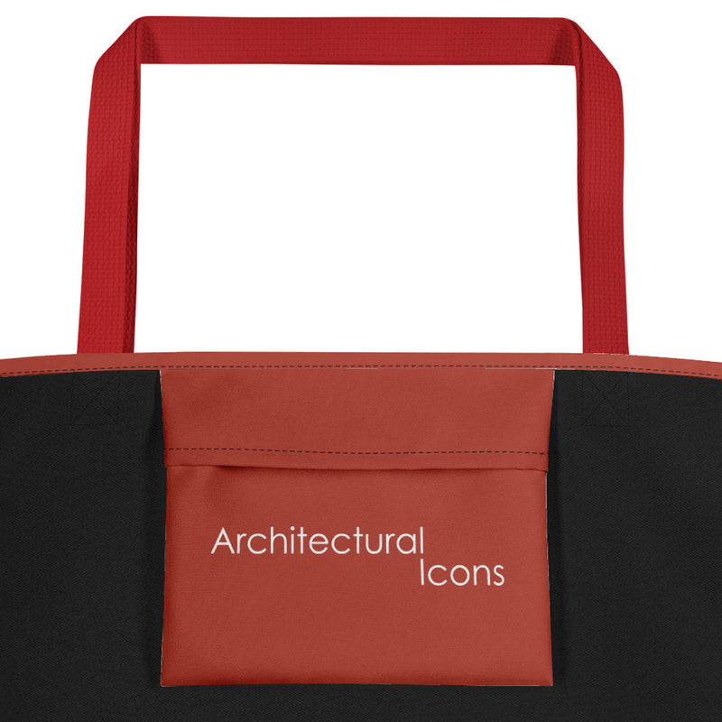 Trellick Tower Large Tote Bags