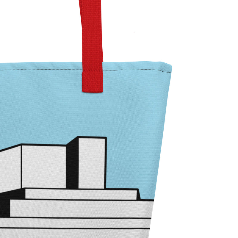 National Theatre West View Large Tote Bag With Pocket