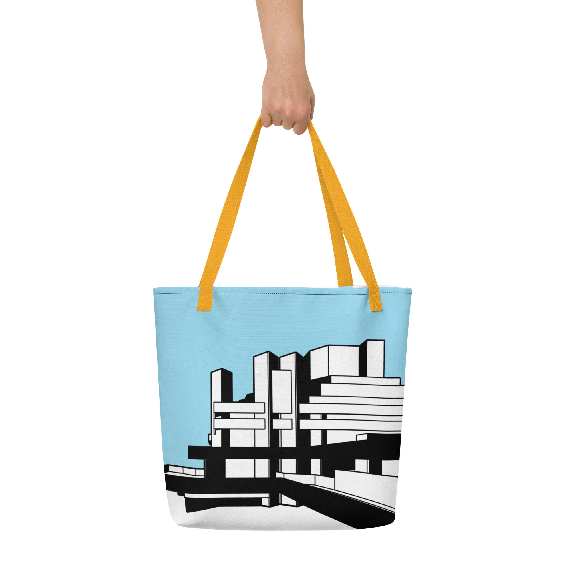 National Theatre West View Large Tote Bag With Pocket