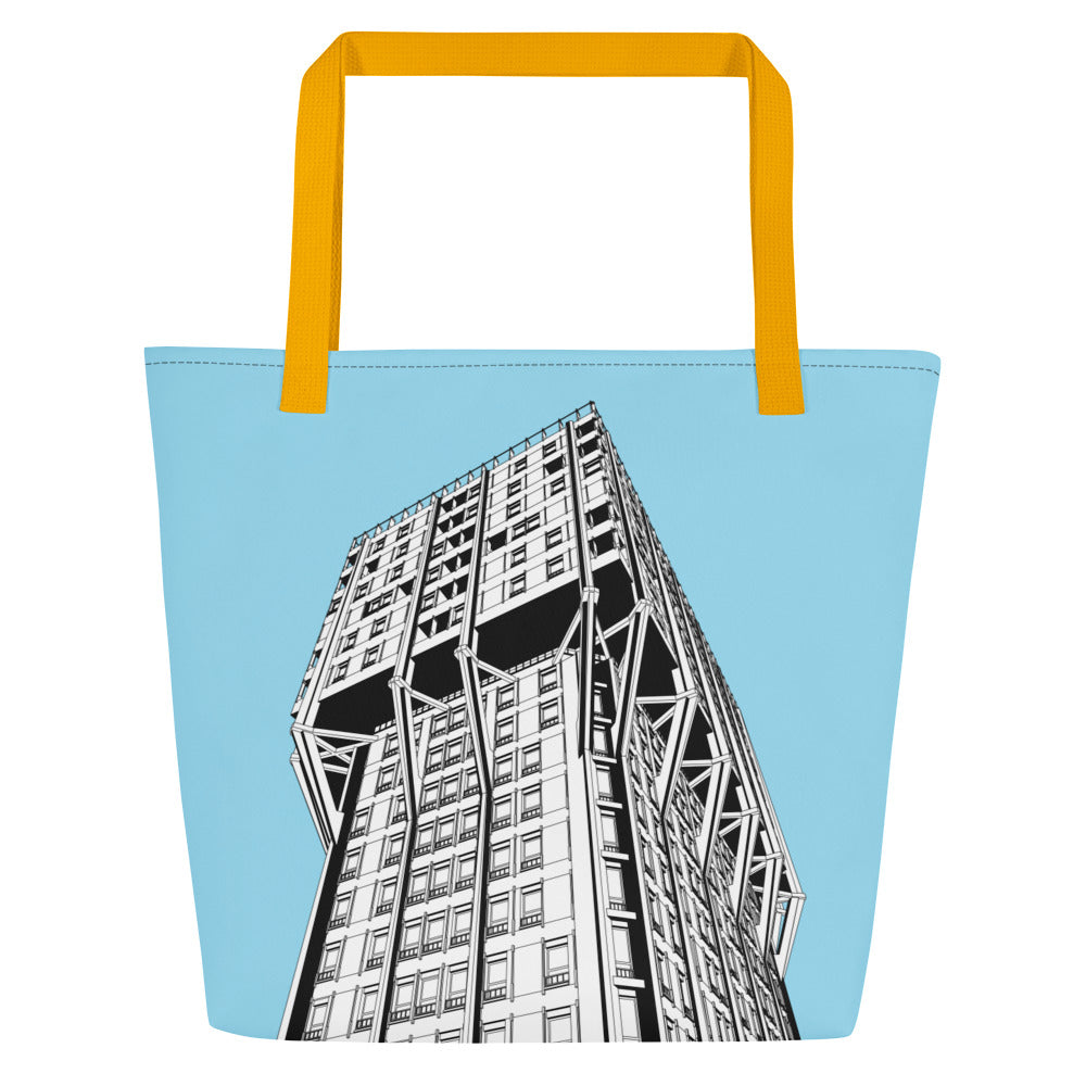 Torre Velasca Large Tote Bag With Pocket