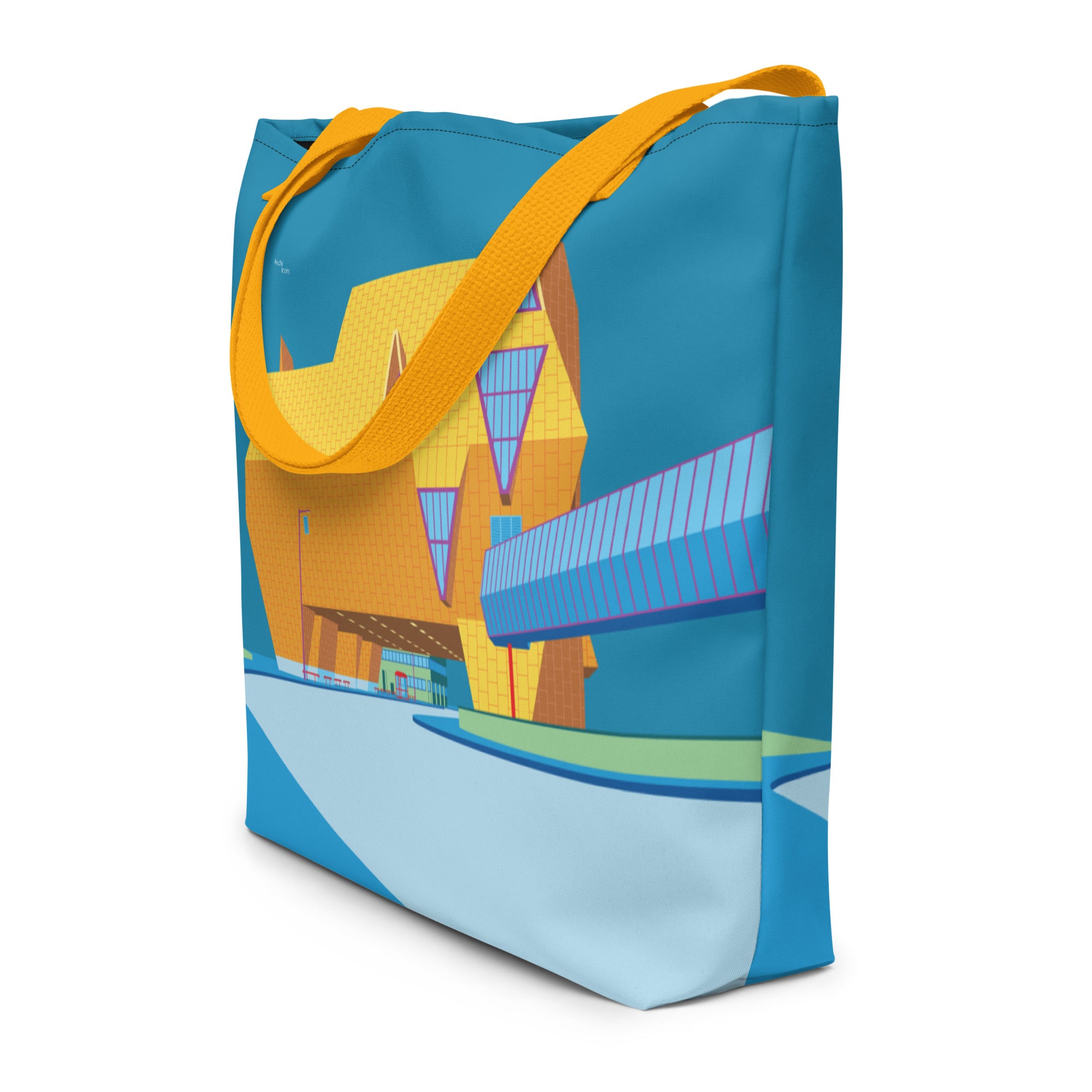 Elephant Building Coventry Large Tote Bags