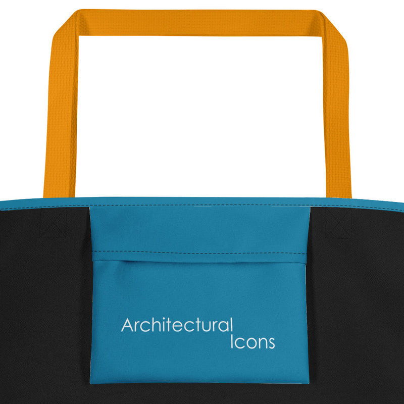 Elephant Building Coventry Large Tote Bags