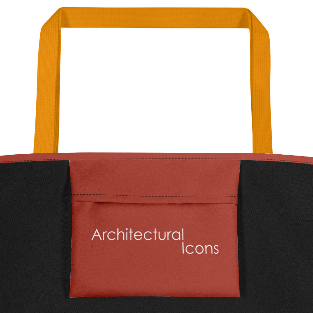 Trellick Tower Large Tote Bags