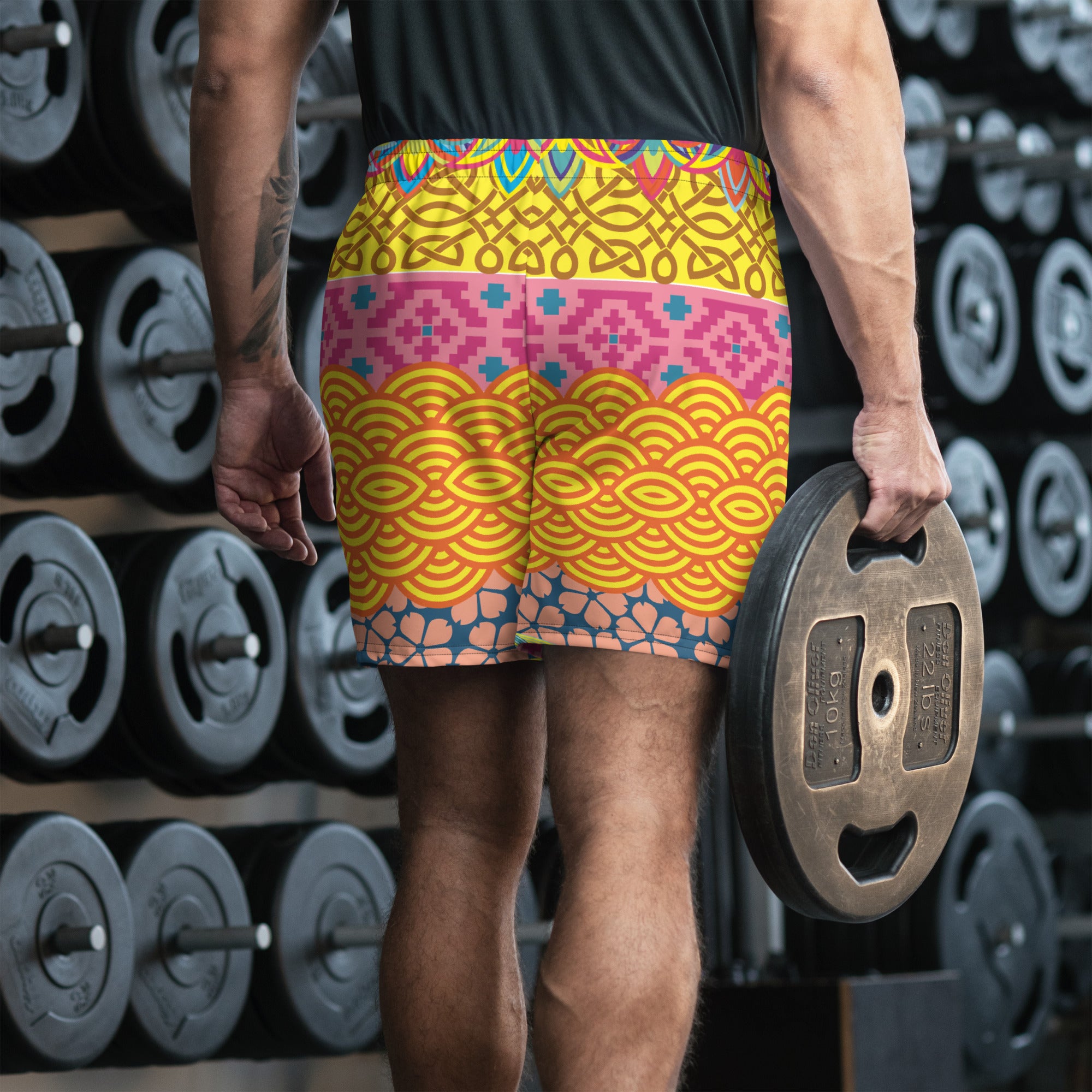 Mixed is Magnificent Men's Recycled Athletic Shorts
