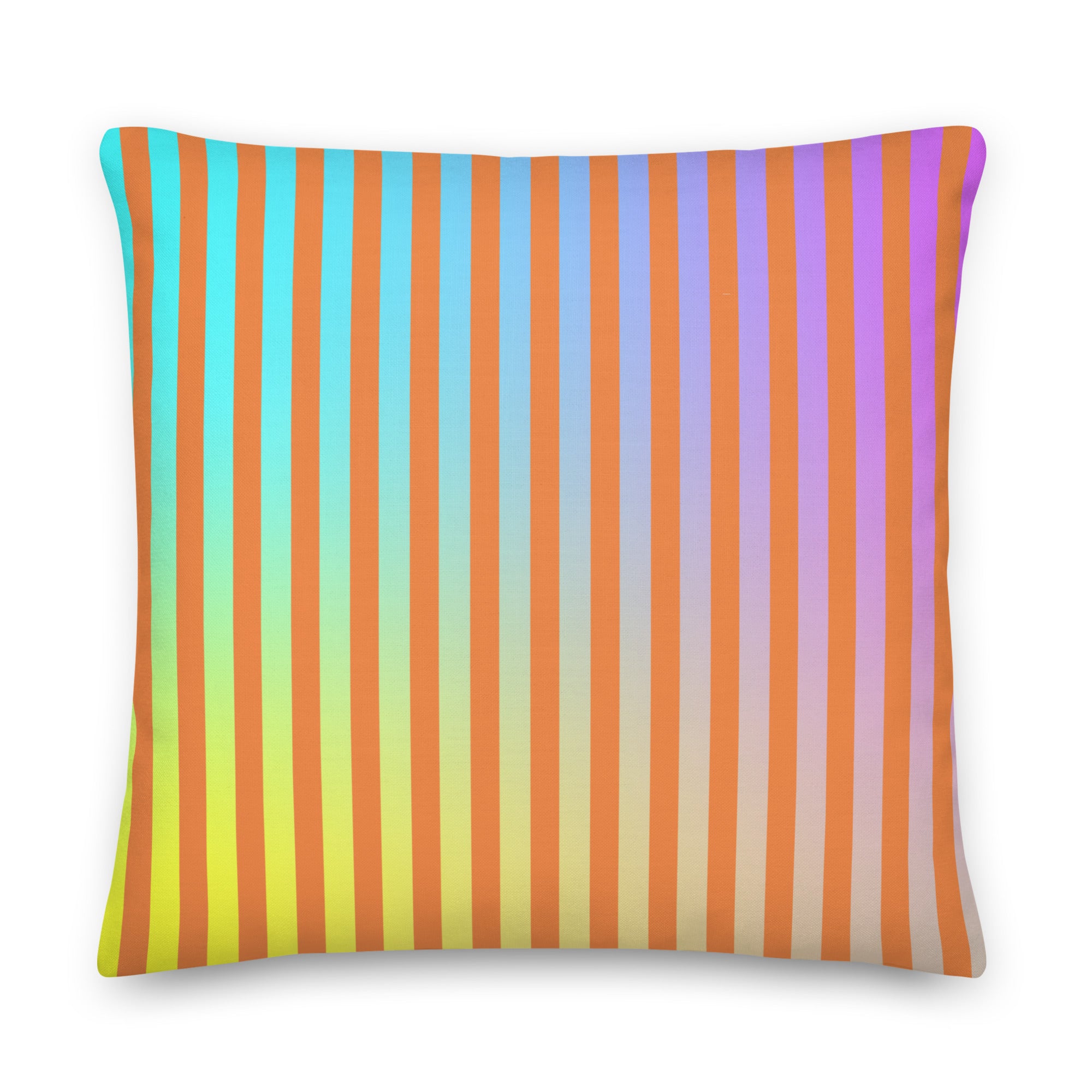 Radial and Stripes Colour Gradient Cushions