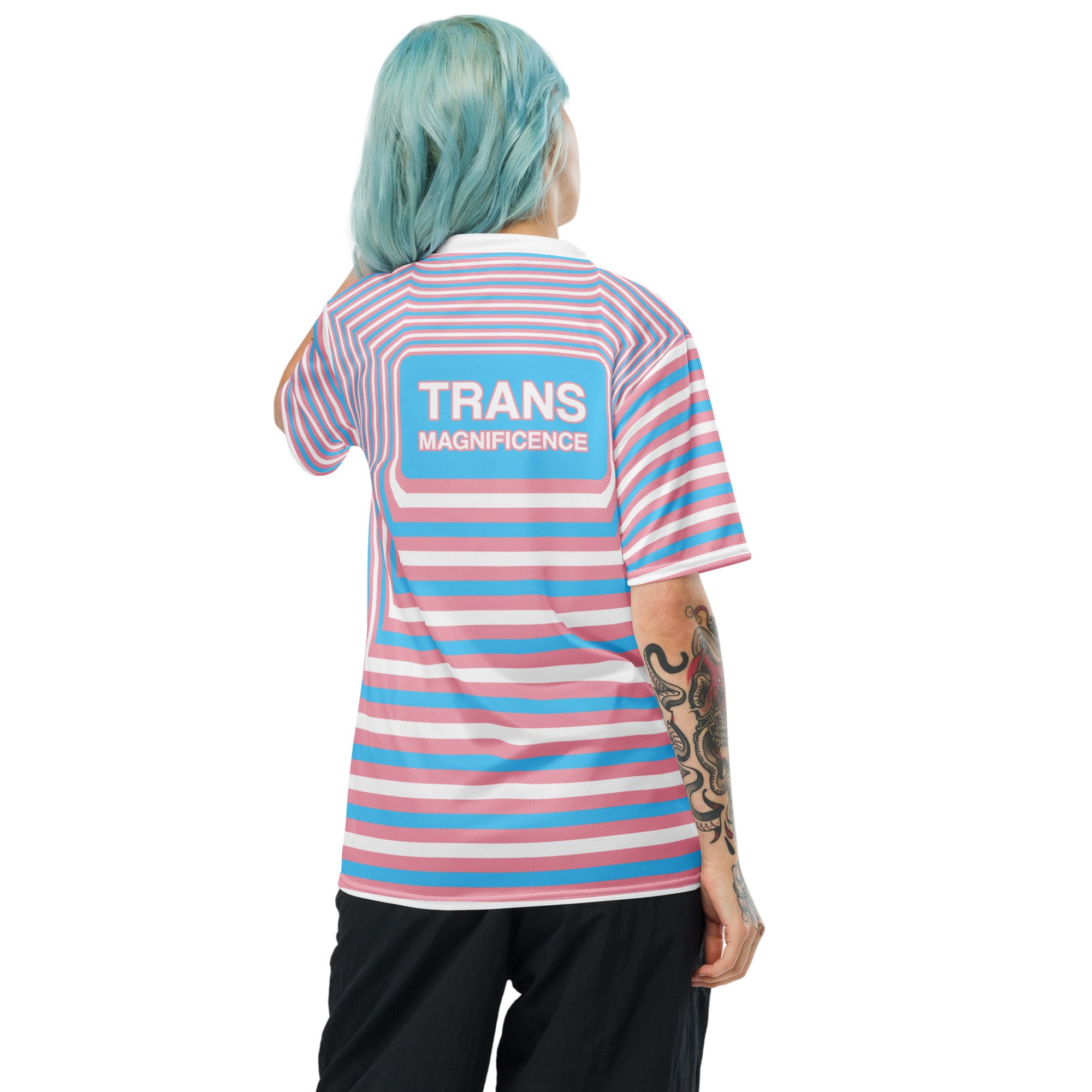 TransMagnificence Recycled Unisex Sports T Shirt