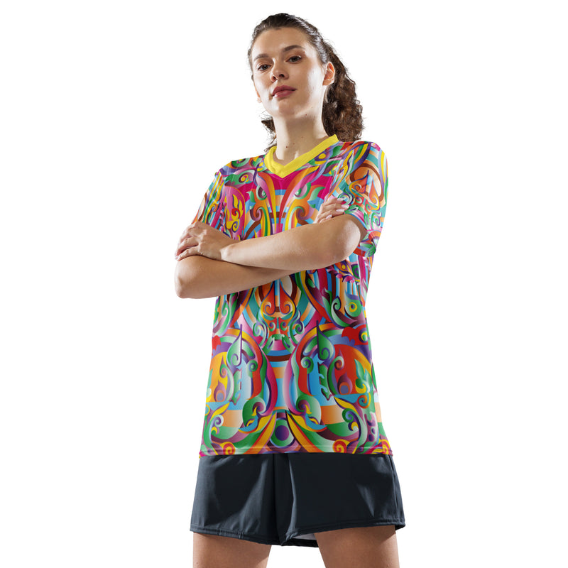 Tropicalia Recycled Unisex Sports T Shirt