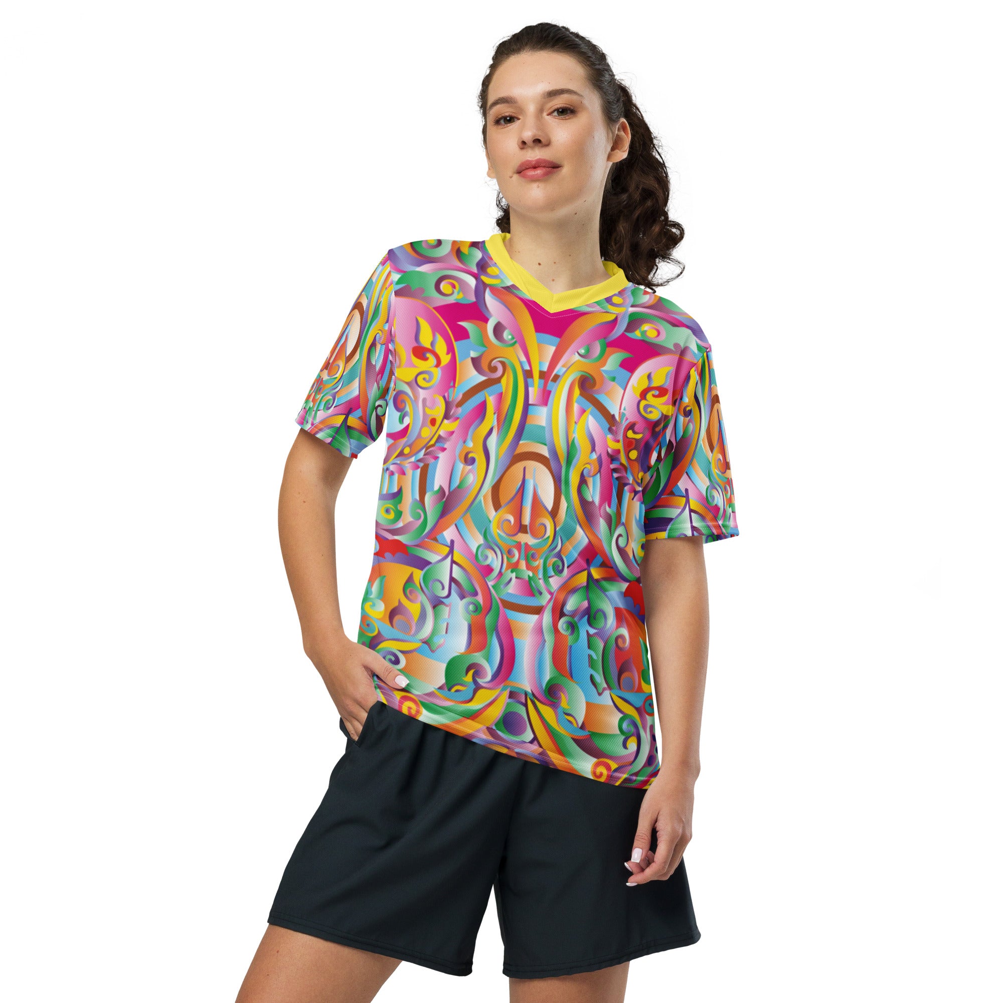 Tropicalia Recycled Unisex Sports T Shirt