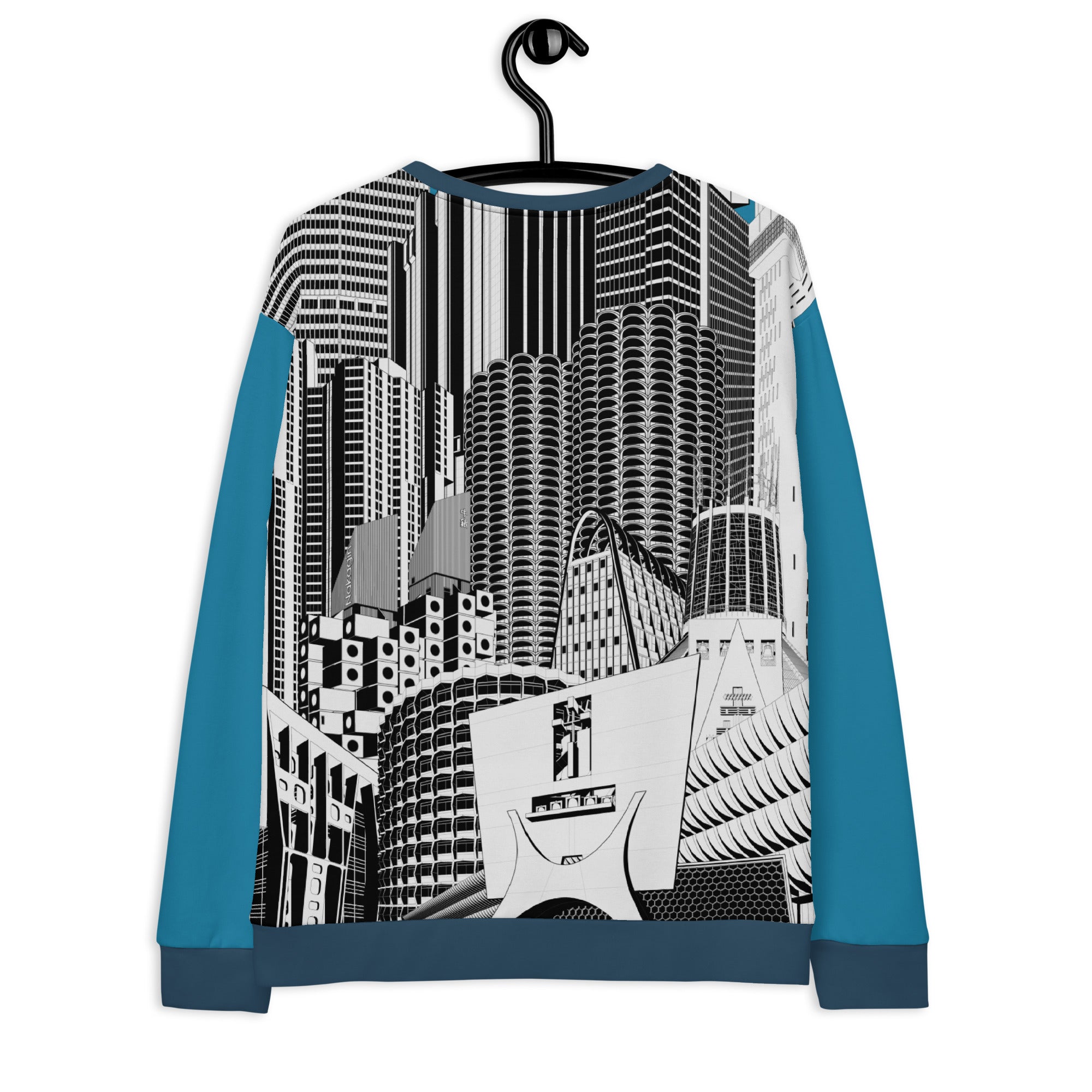 Brutalist Architecture Recycled Unisex Sweatshirt