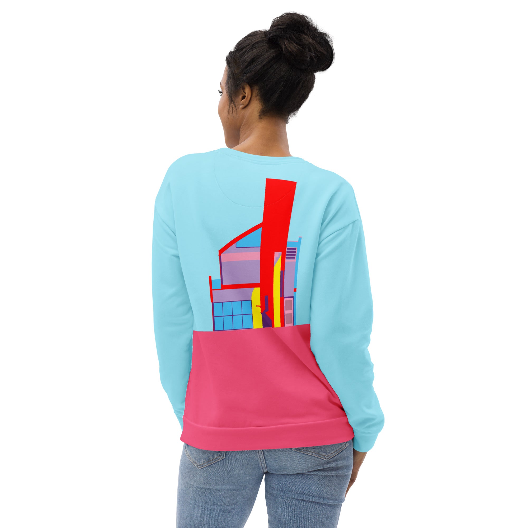 Vanna Venturi House  Recycled Unisex Sweatshirt