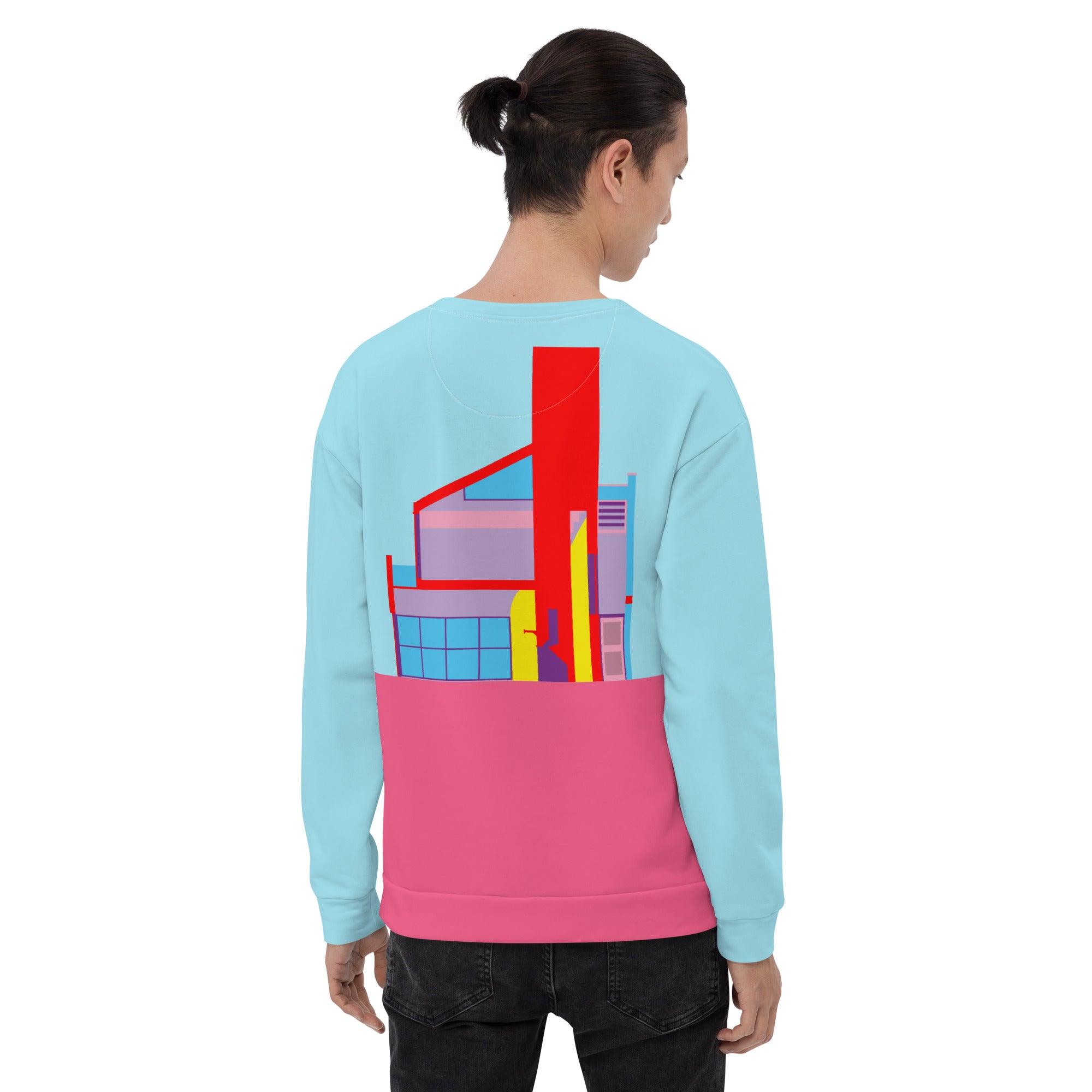 Vanna Venturi House  Recycled Unisex Sweatshirt