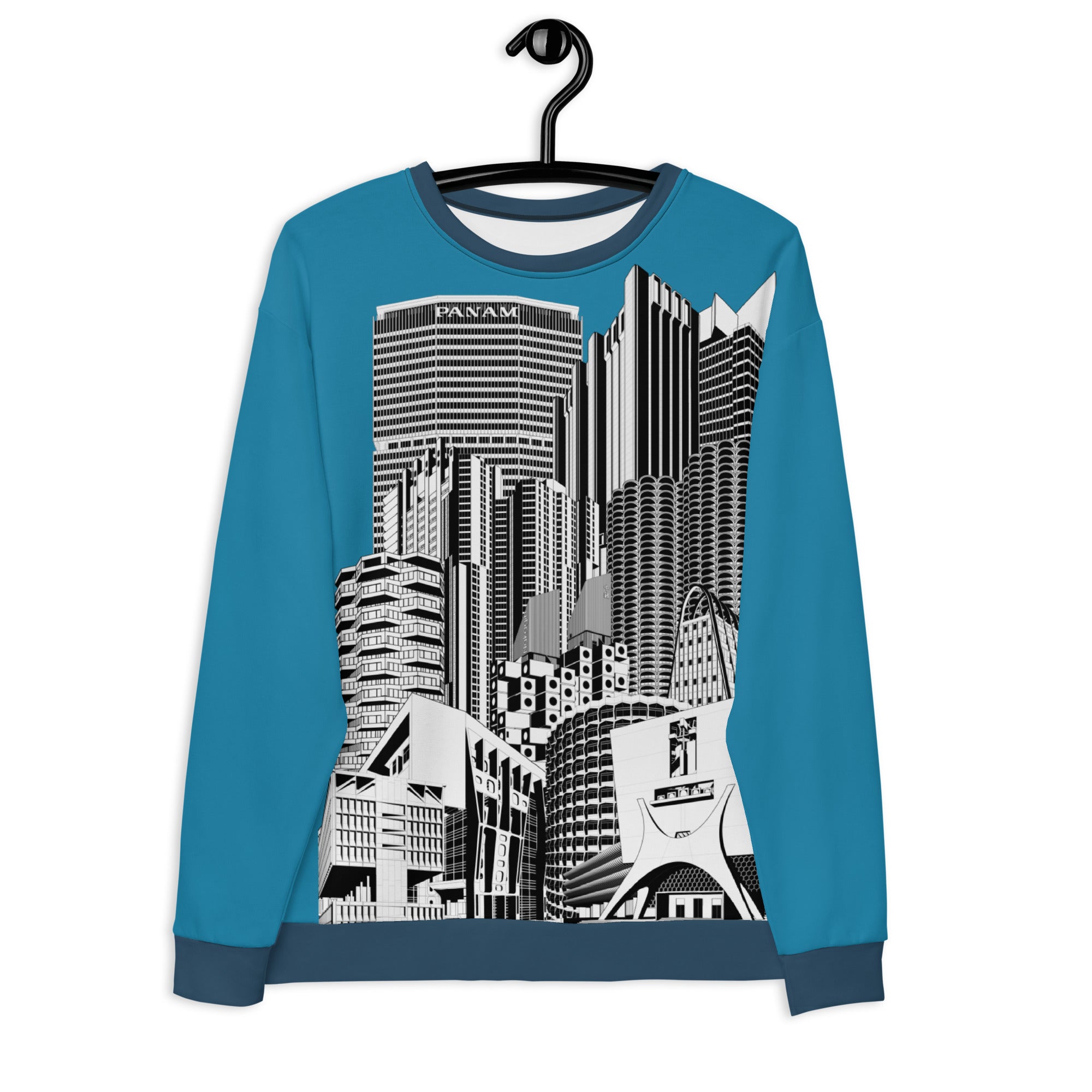 Brutalist Architecture Recycled Unisex Sweatshirt