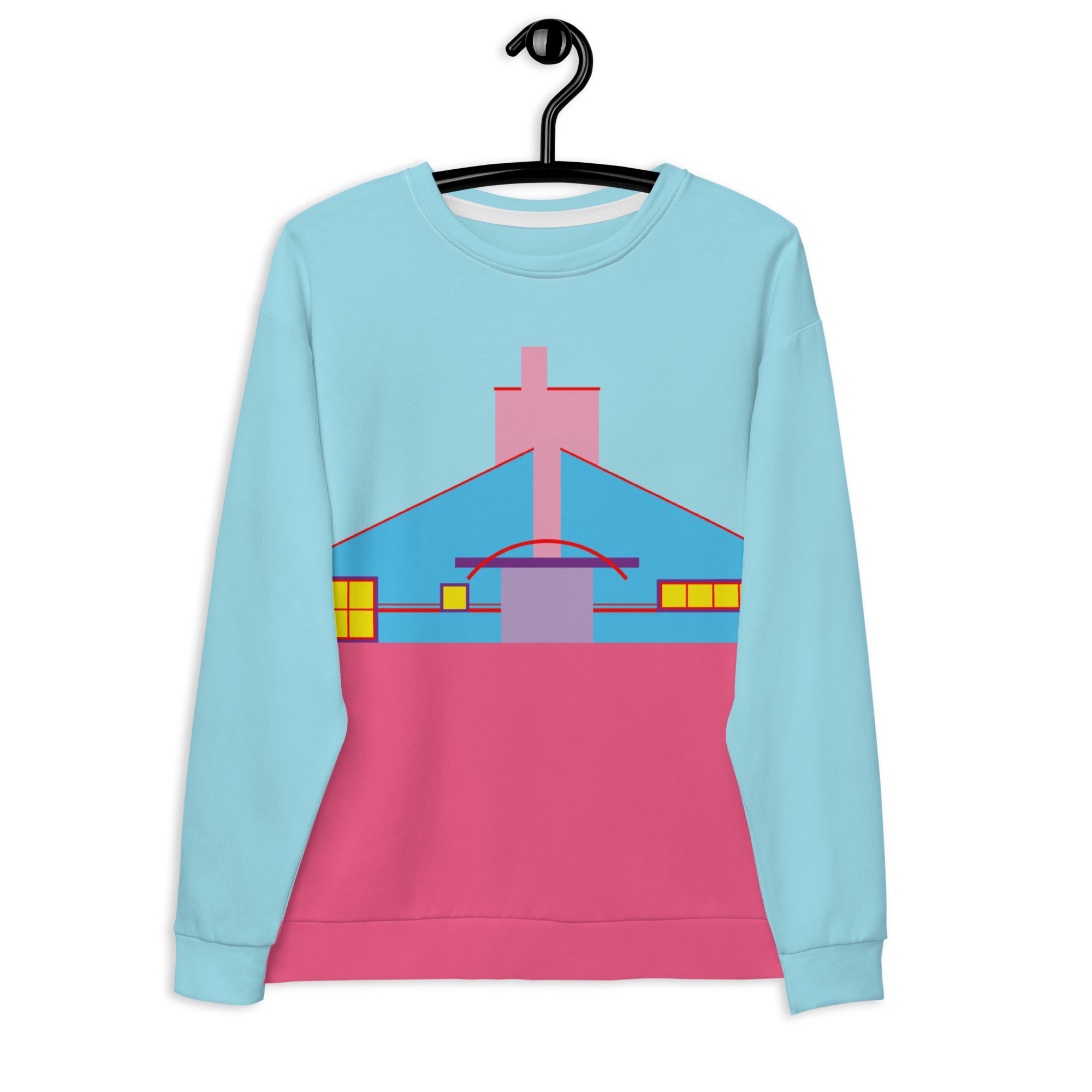 Vanna Venturi House  Recycled Unisex Sweatshirt