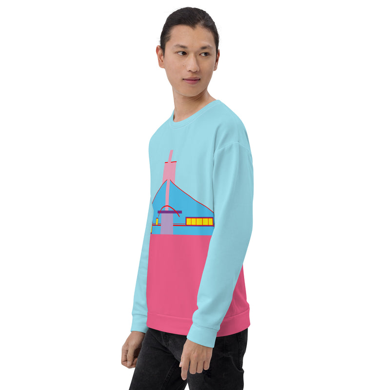 Vanna Venturi House  Recycled Unisex Sweatshirt