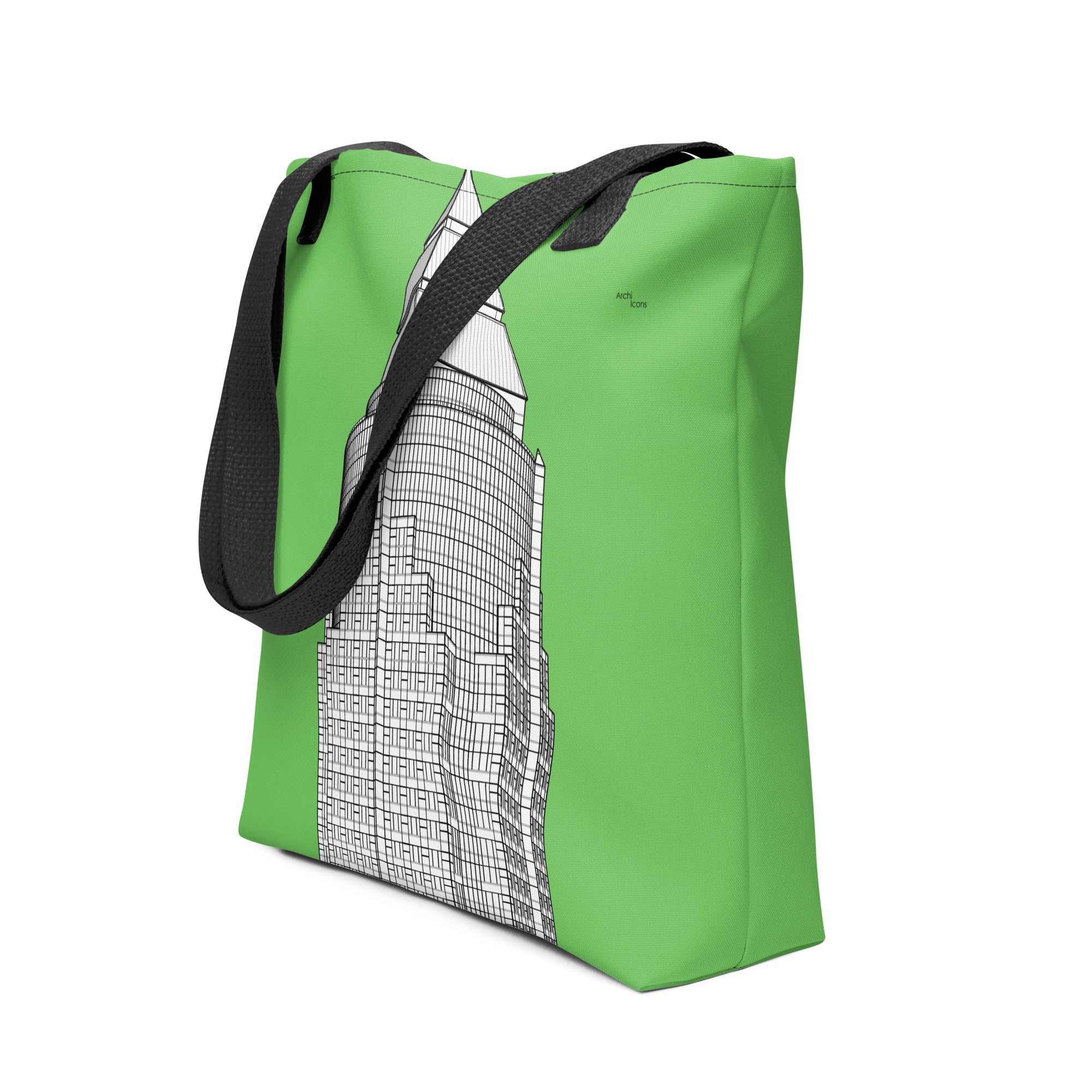 MesseTurm Green Tote Bags