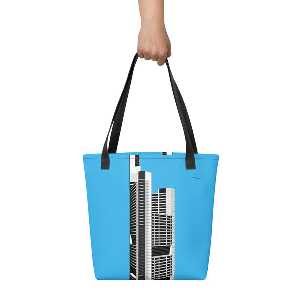 Commerzbank Tower Tote Bags