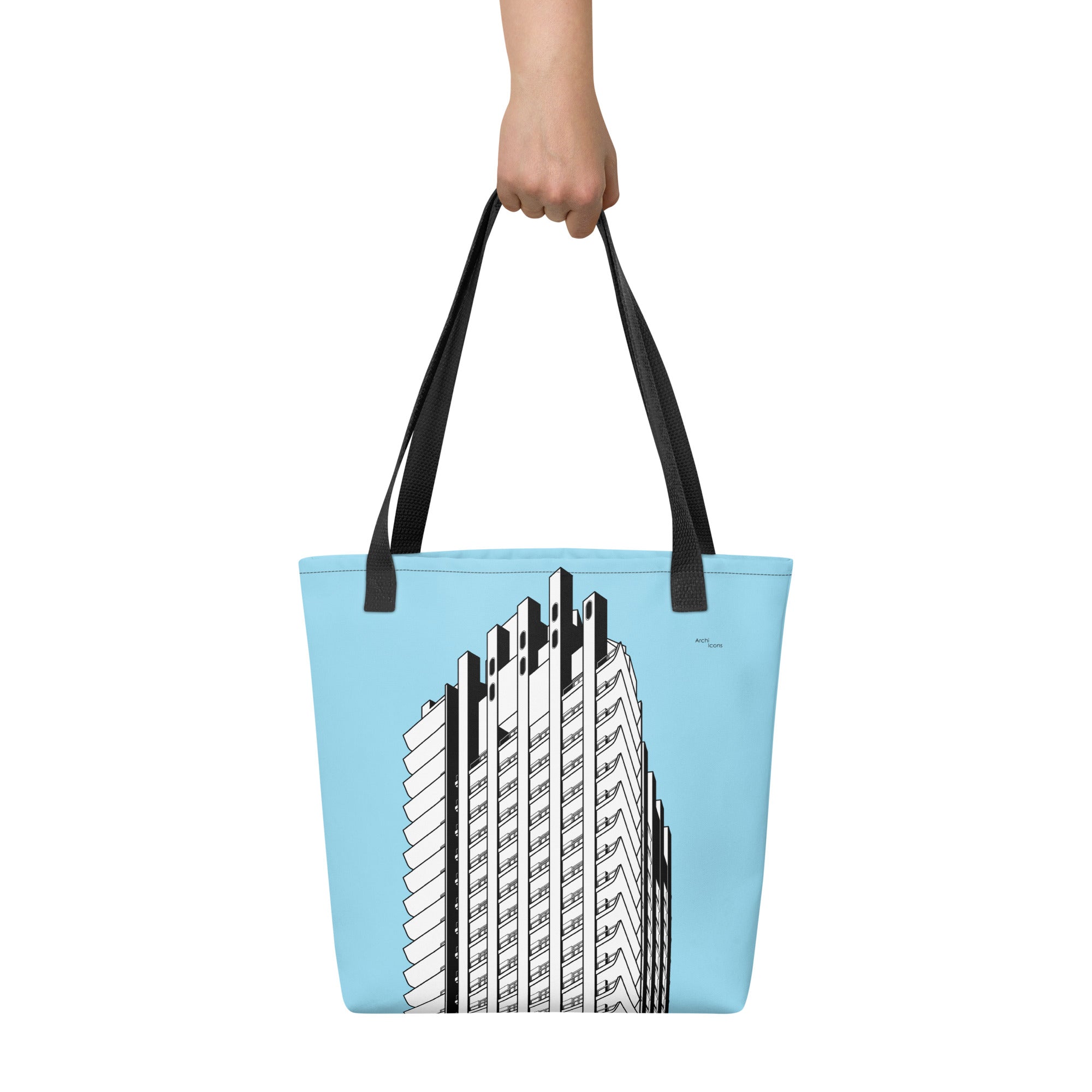 Barbican Light Blue Tote Bags