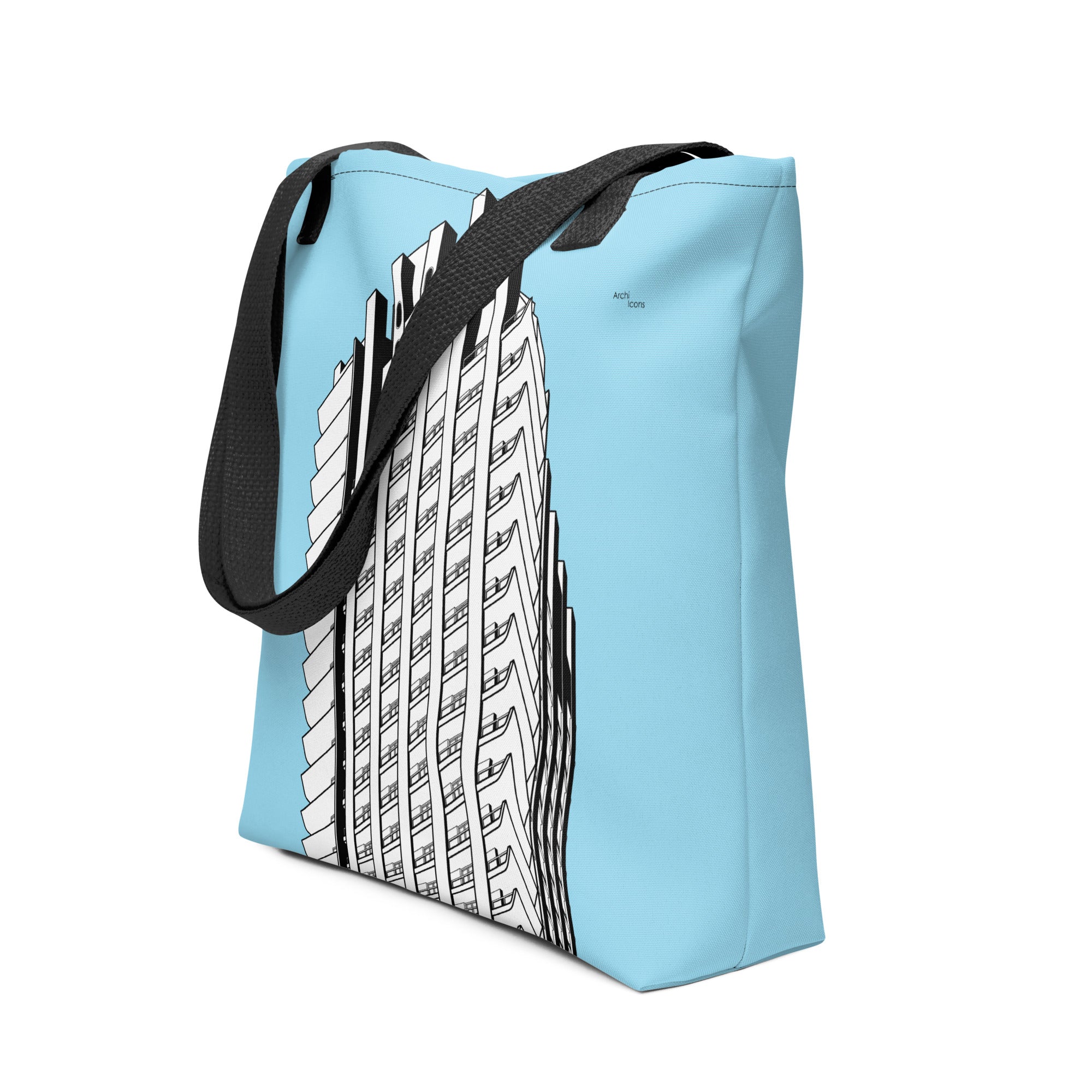 Barbican Light Blue Tote Bags