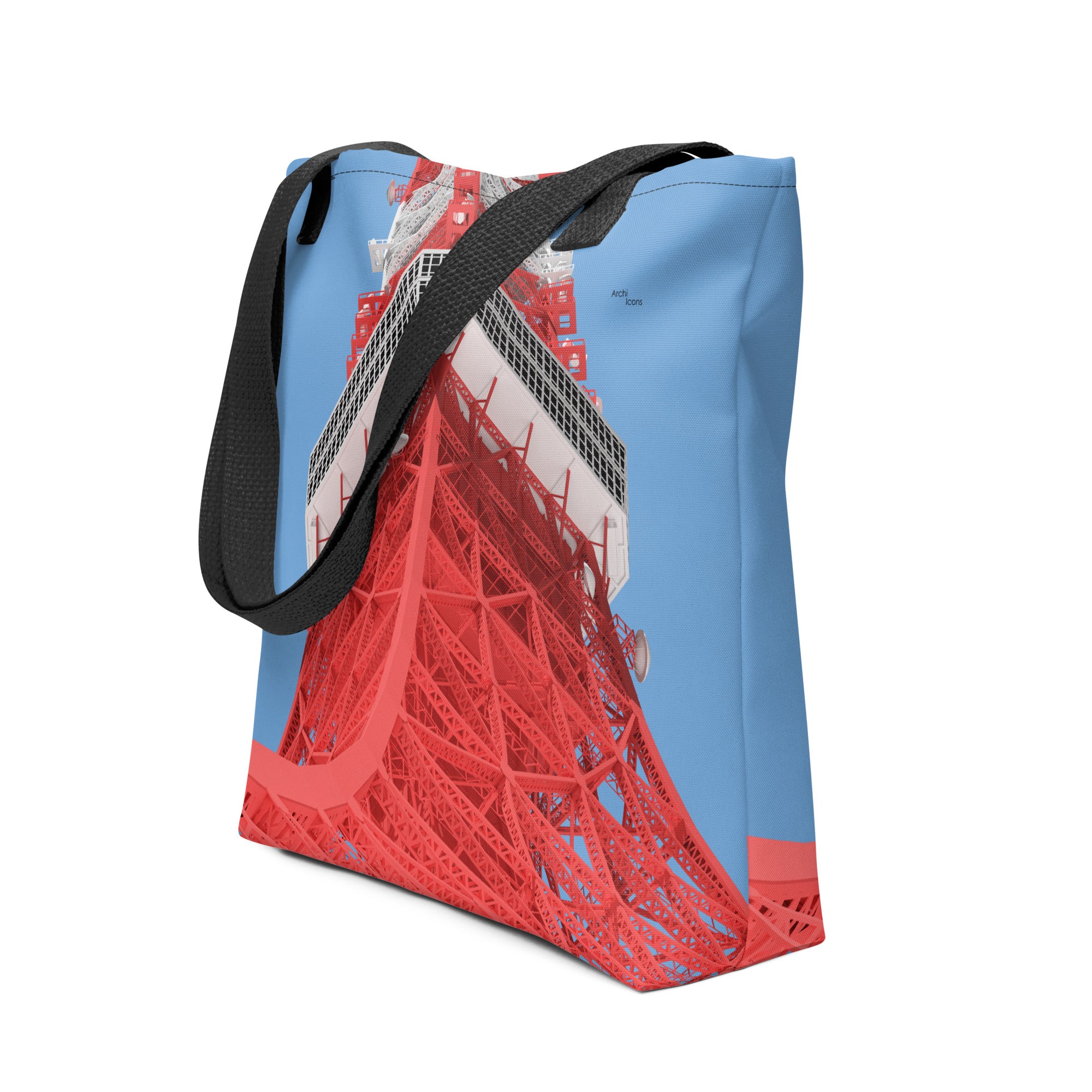 Tokyo Tower Tote Bags