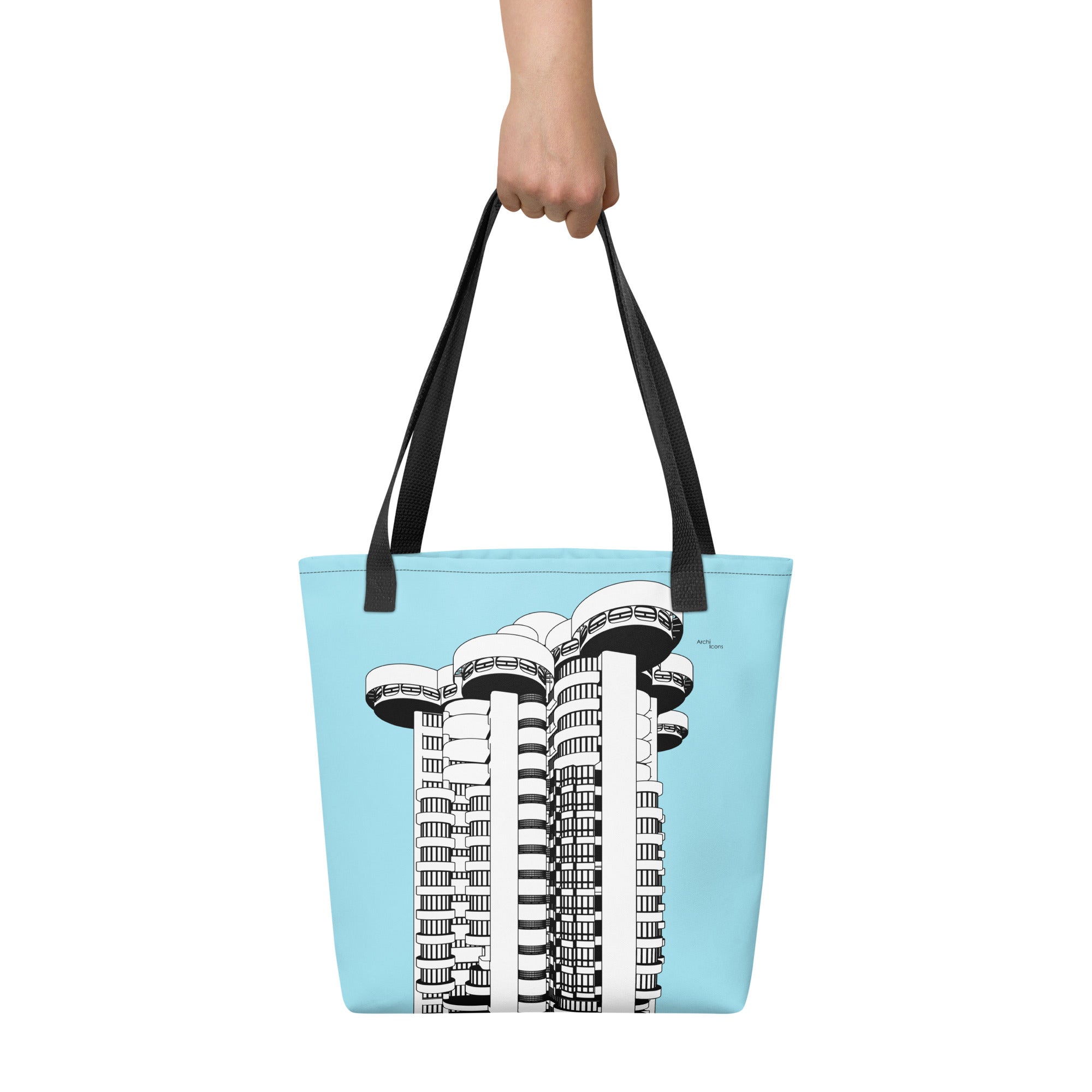 Torres Blancas Blue Tote Bags