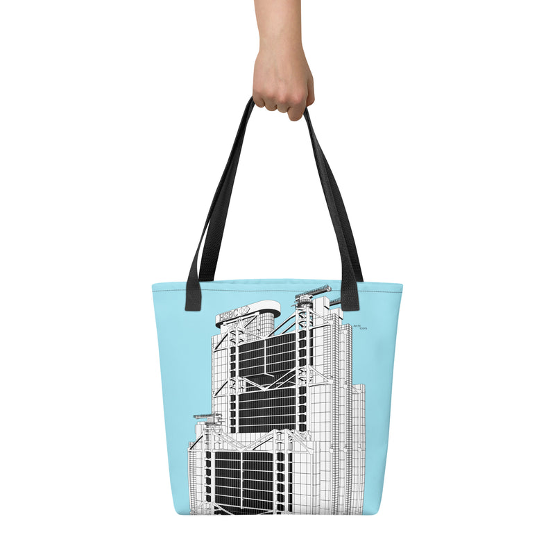 HSBC Hong Kong Light Blue Tote Bags