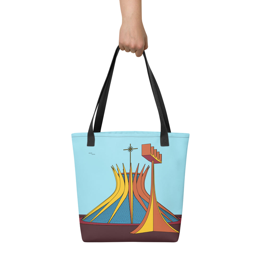 Brasilia Cathedral Tote Bags