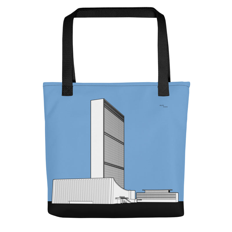 Headquarters of the United Nations Tote Bags