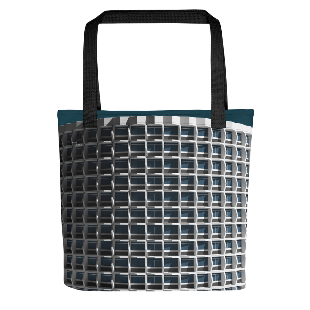 Space House With Shadows Tote Bags