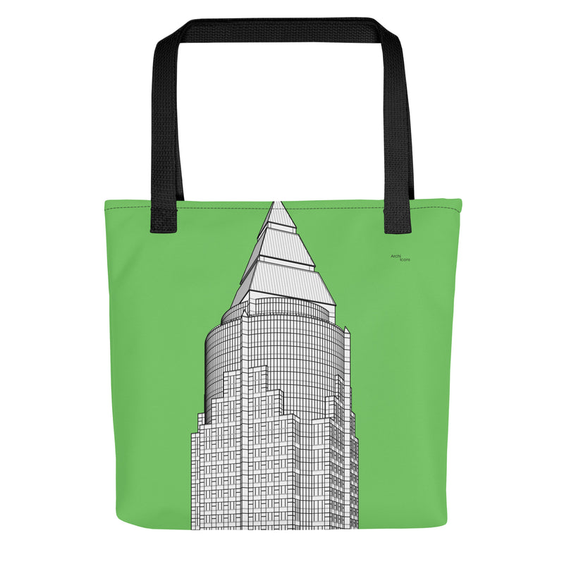 MesseTurm Green Tote Bags