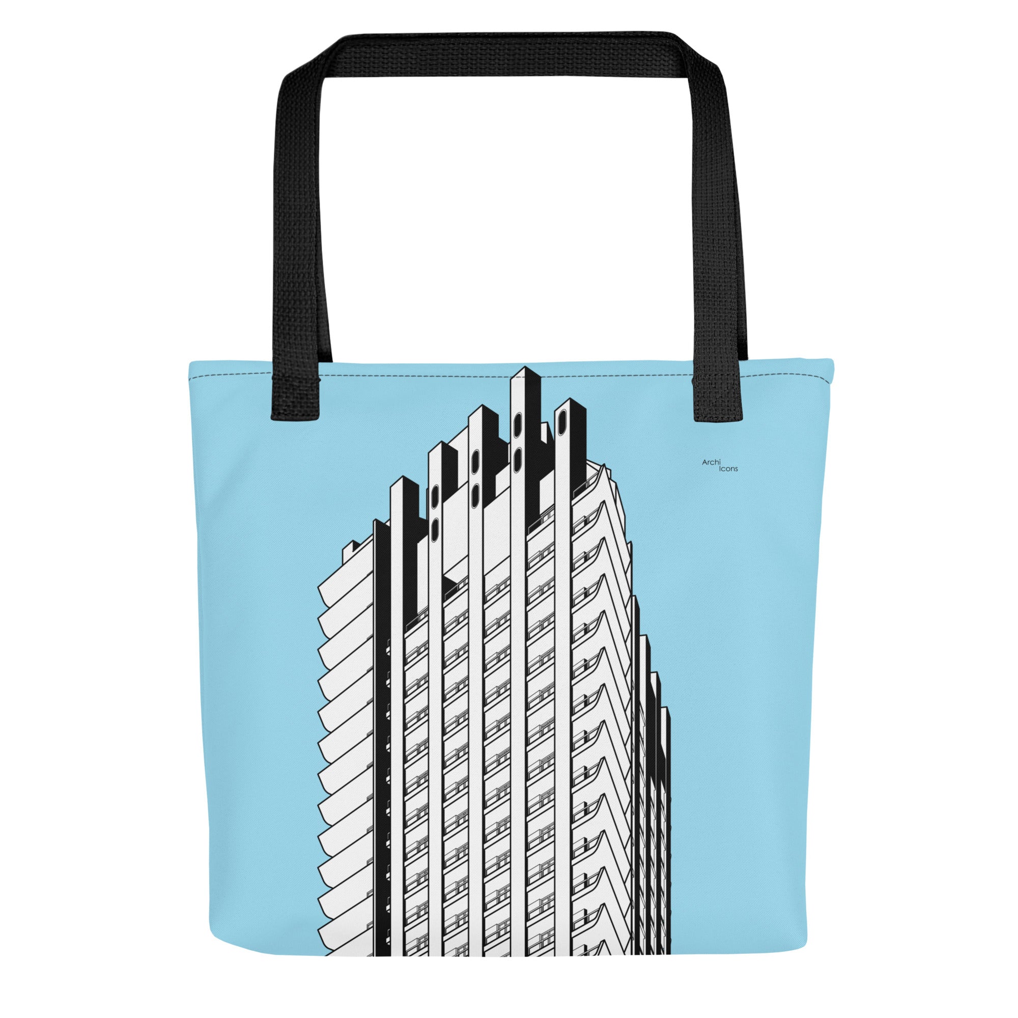 Barbican Light Blue Tote Bags