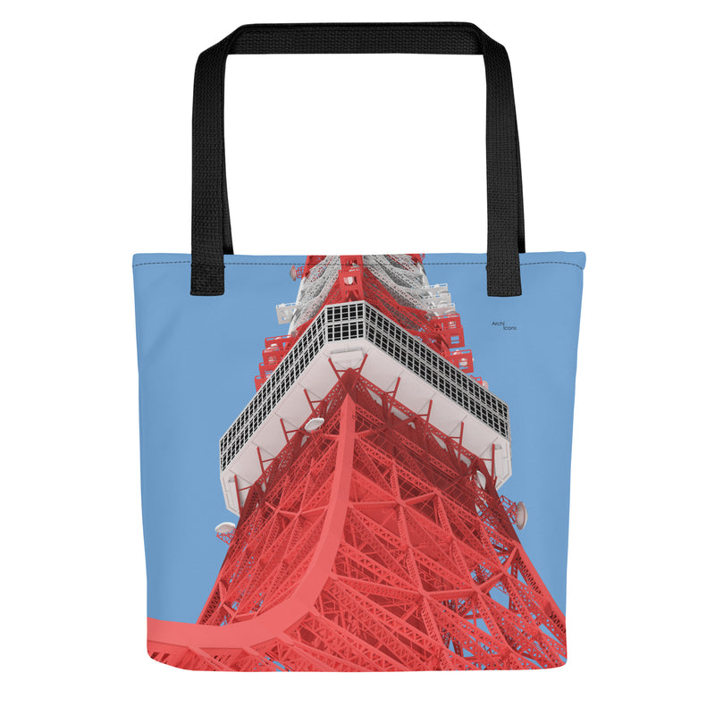 Tokyo Tower Tote Bags