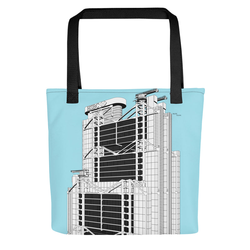 HSBC Hong Kong Light Blue Tote Bags