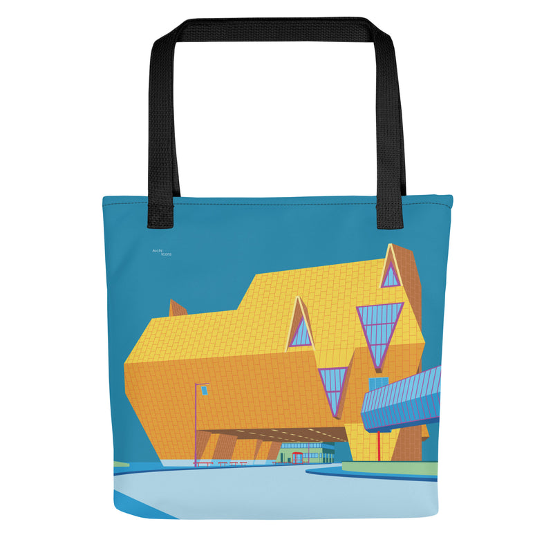 Elephant Building Coventry Tote Bags