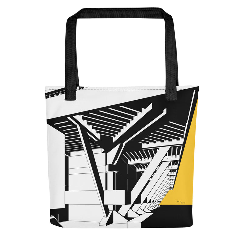 National Theatre East View Orange Tote Bags