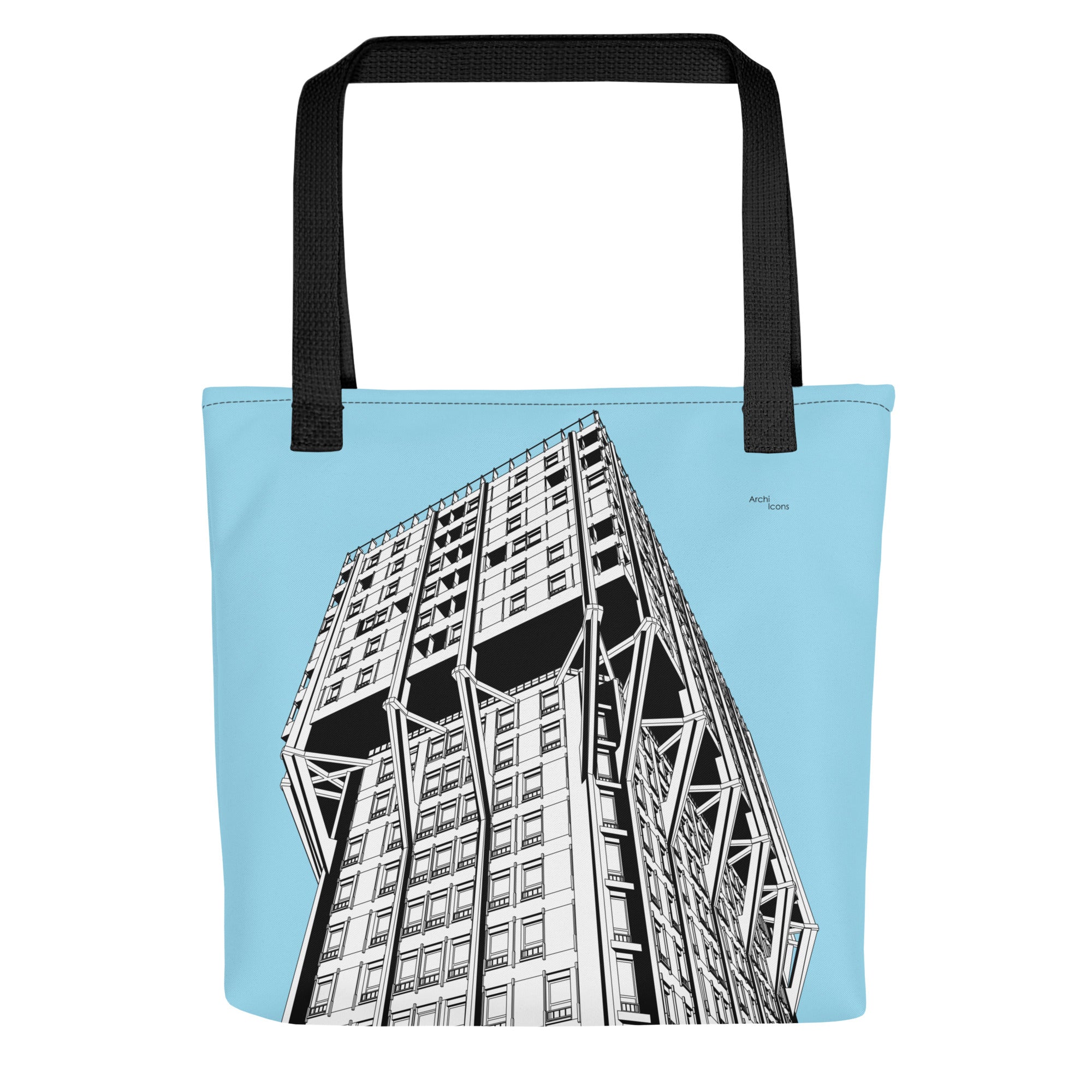 Torre Velasca Tote Bags